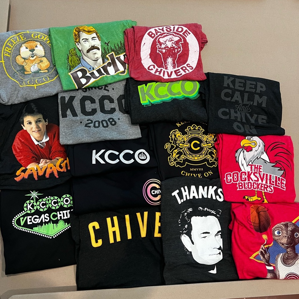 The Chive Shirt Mystery Bundle- 5 shirts for $29